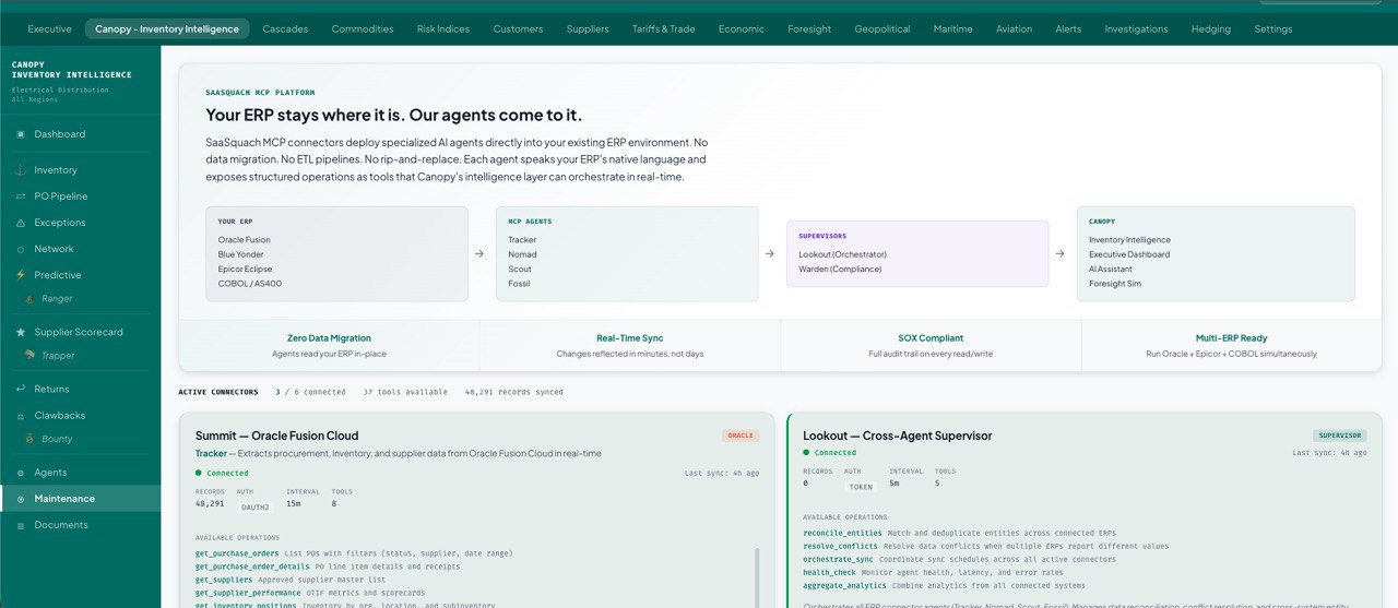 MCP connector architecture